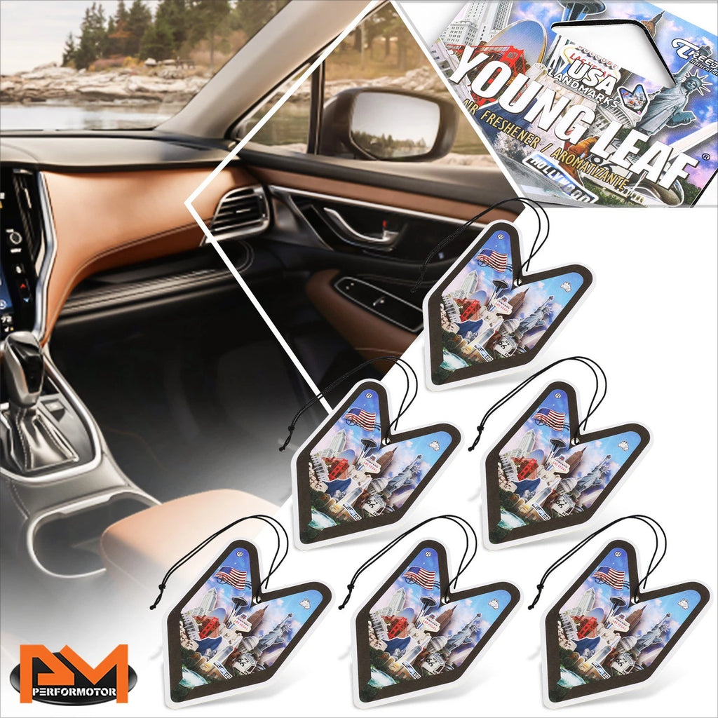 6x Treefrog Squash Scent Hanging Air Fresheners for Car/Office/Room