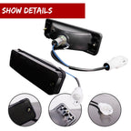 Smoked Front Parking Turn Signal Lights for Toyota Pickup 4Runner (1984–1989)