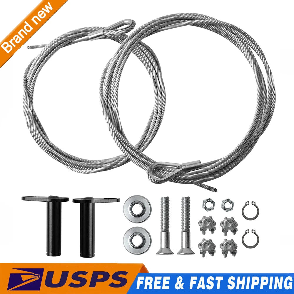 Set of 2 Replacement Lift Cables for Tommy Gate 002939 Universal