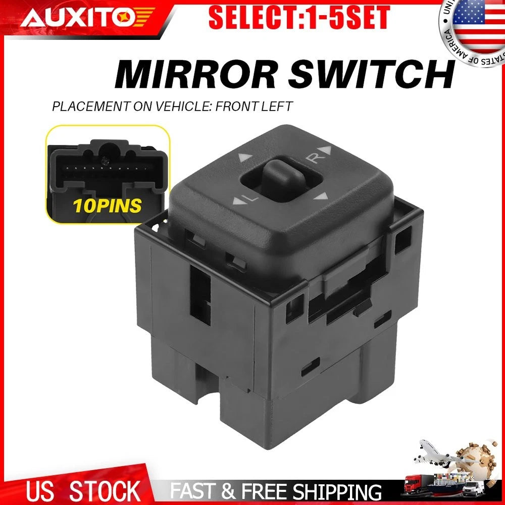 Left Door 4-Way Mirror Adjust Switch for GMC Canyon (2004–2012)