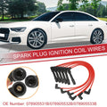 6X Spark Plug Wire Ignition Coil Cable No. 078905531B for Audi A4 A6 (1996–2005)