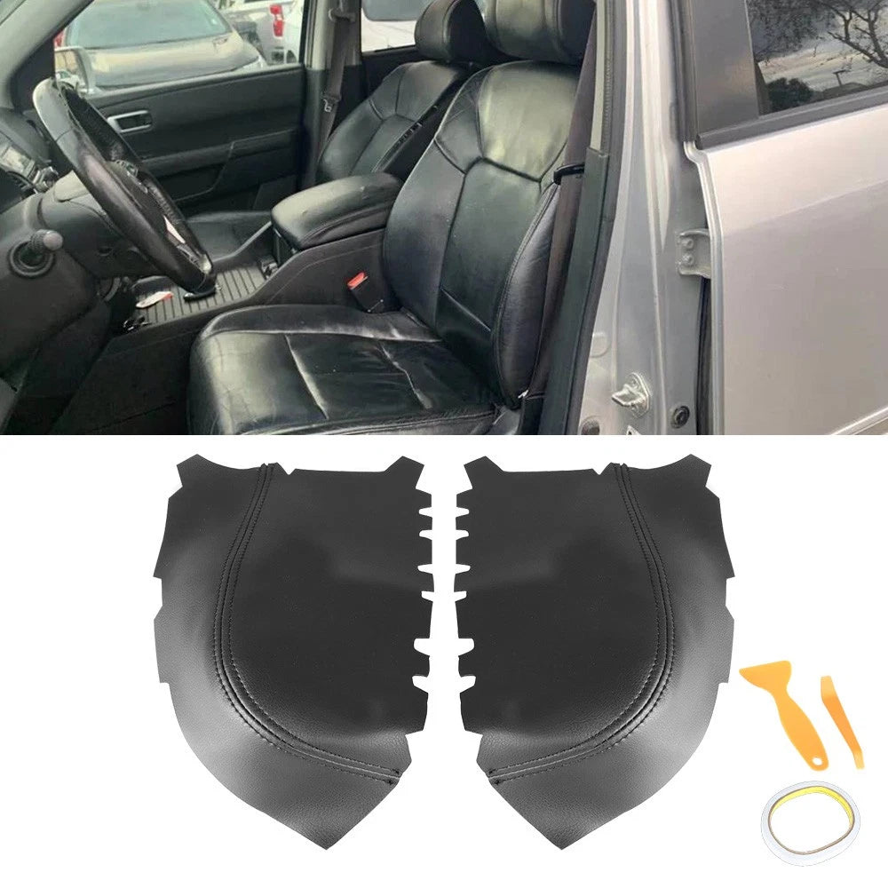 Pair Leather Front Door Panels for Honda Pilot (2009–2015)