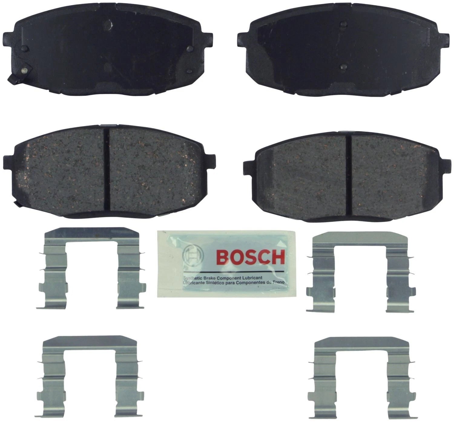 Front Blue Disc Brake Pads Bosch BE1397H for Hyundai Elantra, Kia Forte, Soul (2011–2023)
