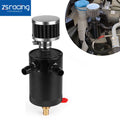 Oil Catch Can Separator with Breather Filter and Drain Valve 2-Port