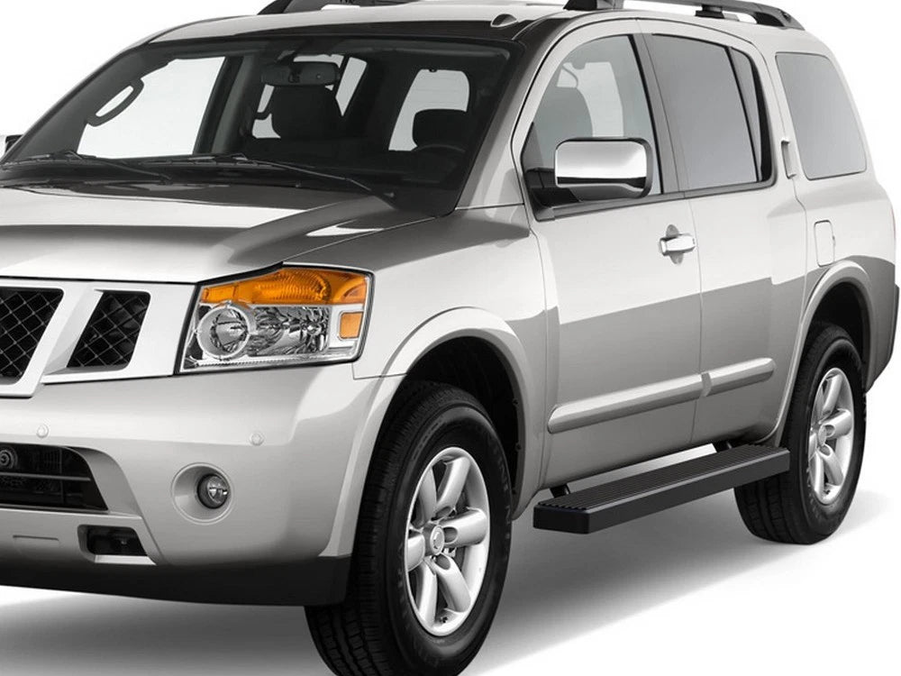 5" Matte Black Running Boards for Nissan Armada (2004-2016)