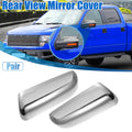 Triple Chrome Plated Top Half Mirror Cover Trim for Ford F-150 (2007–2014) 731618519362