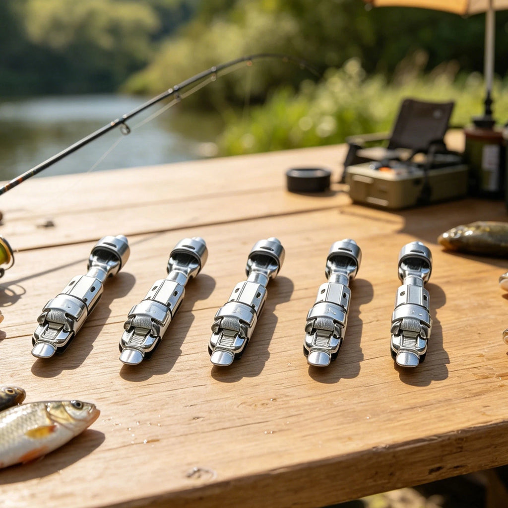 5PCS Stainless Steel Fishing Reel Seat Plate for Fishing Rod Repair