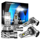 Set of 4 9005 H11 LED Headlight Bulbs 6500K White 40000LM for High Low Beam
