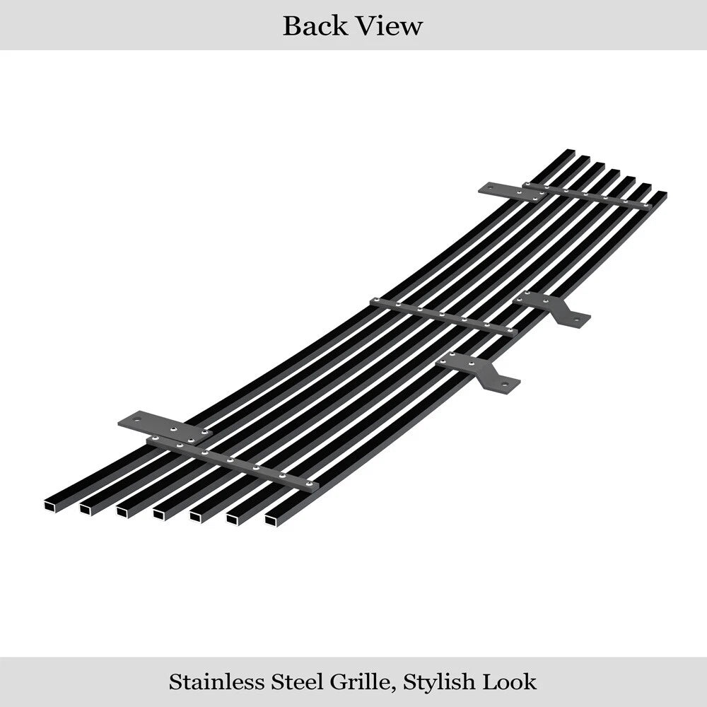 Upper Stainless Black Billet Grille Insert for Honda Element (2003-2006)