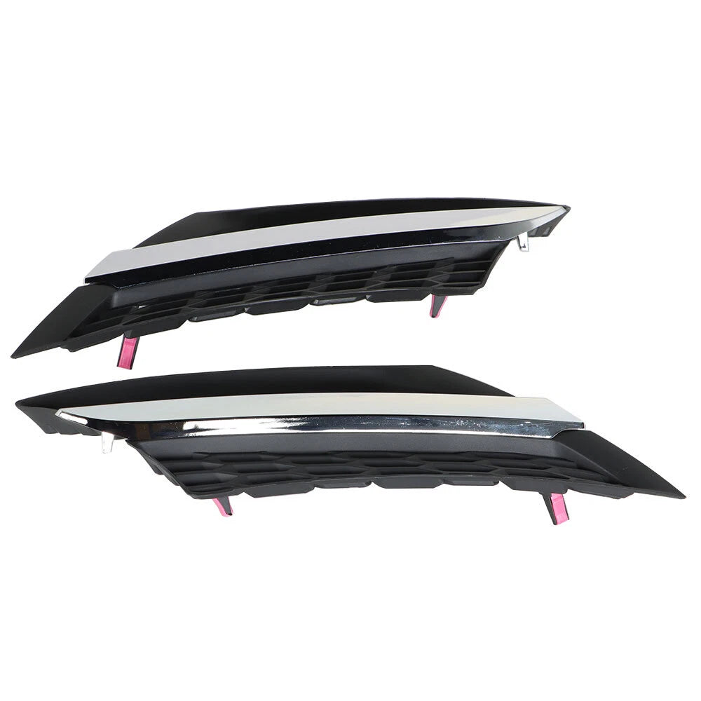 Set of 2 Front Grille Assemblies for Toyota RAV4 (2013-2015) Matte Black