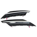 Set of 2 Front Grille Assemblies for Toyota RAV4 (2013-2015) Matte Black