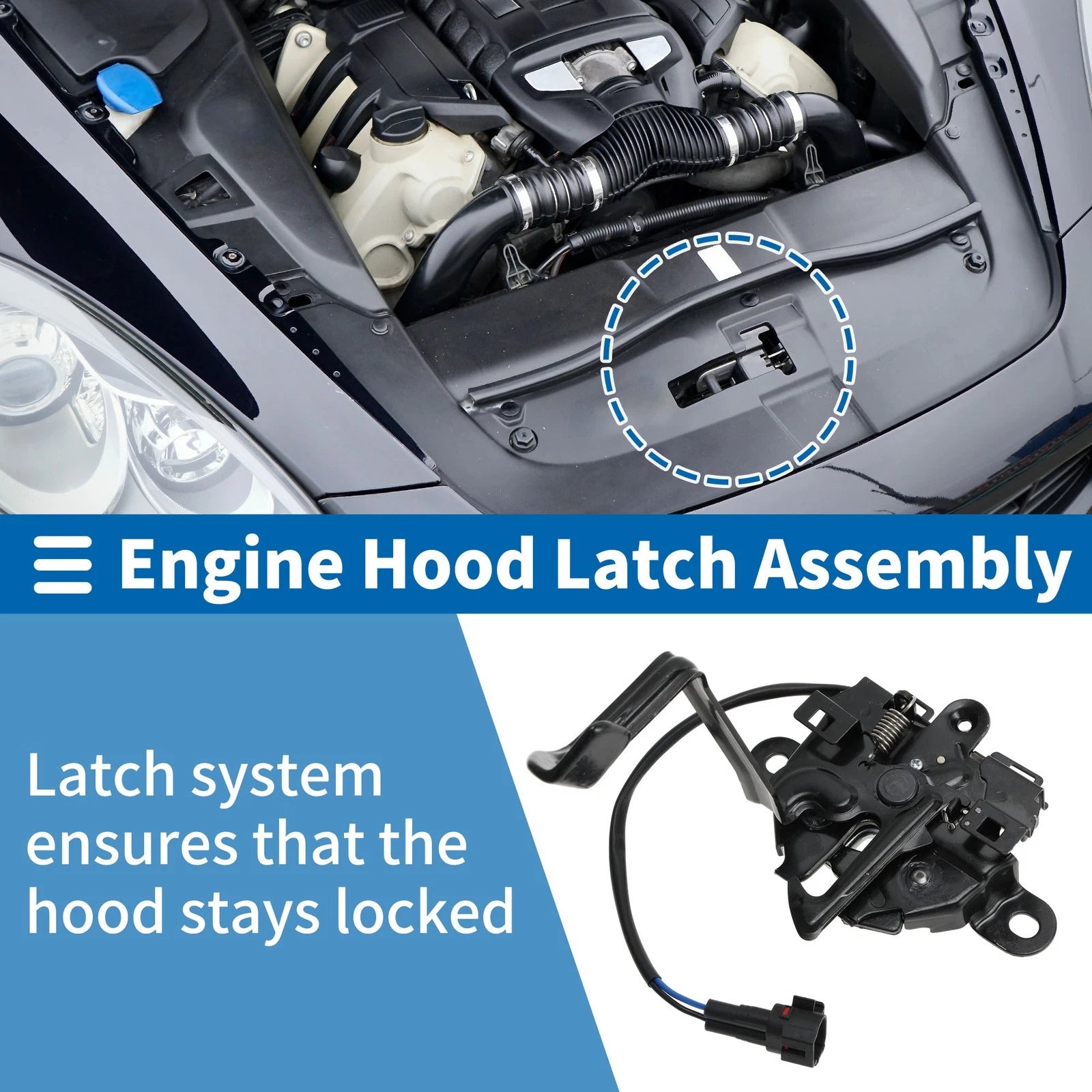 Hood Latch Assembly for Toyota 4Runner (2010–2024) No. 5351035260 1 Pc