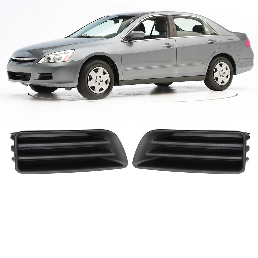 2X Fog Light Lamp Cover for Honda Accord (2006–2007) W/o Hole