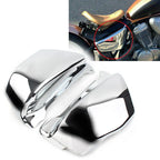 Pair Chrome Battery Side Fairing Covers for Honda Magna VF 750 (94-04)
