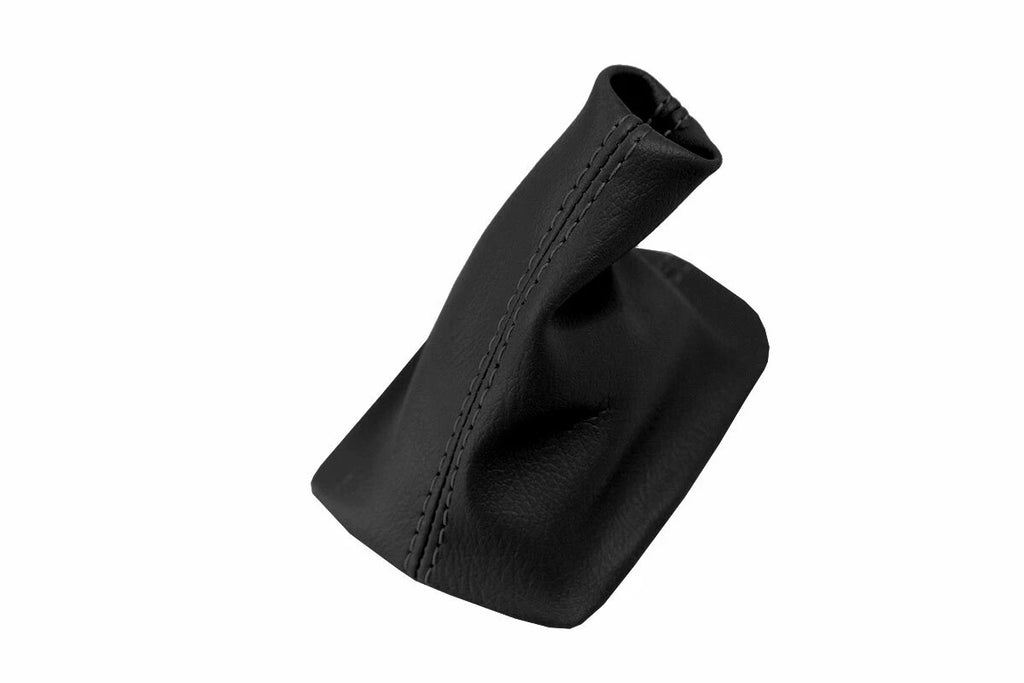 Leather Manual Shift Boot Cover for Volvo C30 C70 S40 (2004–2013) Black