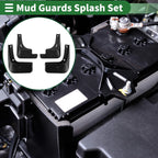 Mud Flaps Splash Guards for Kia K3 Saloon (2019–2021) W/ Mount Accessories