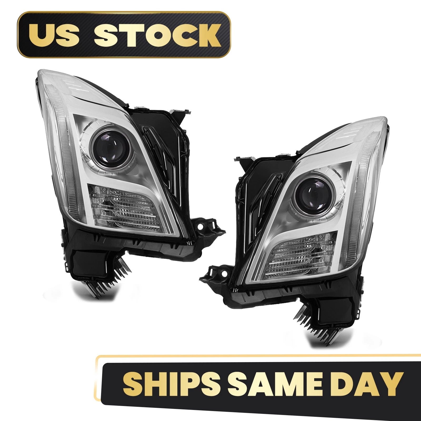 HID/Xenon Headlight Left+Right Pair for Cadillac XTS (2013–2017)