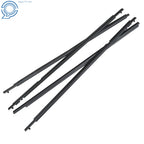Set of 4 Window Moulding Trim Seal Weather Strips for Toyota Corolla (2009–2012)