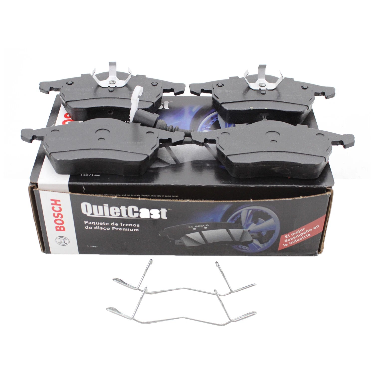 Front QuietCast Ceramic Brake Pads for Bosch (BC687A)