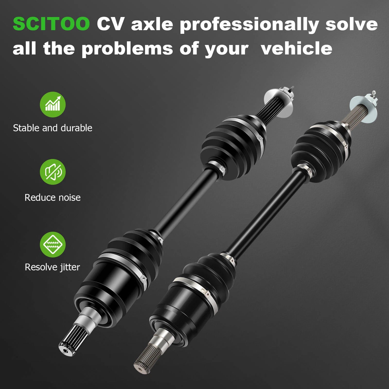 Pair of CV Axles for Arctic Cat Vinson 500 (2004–2007) LTA500