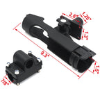 Adjustable Side Rail Mount Fishing Pole Rod Holder for Kayak Boat (1PC)
