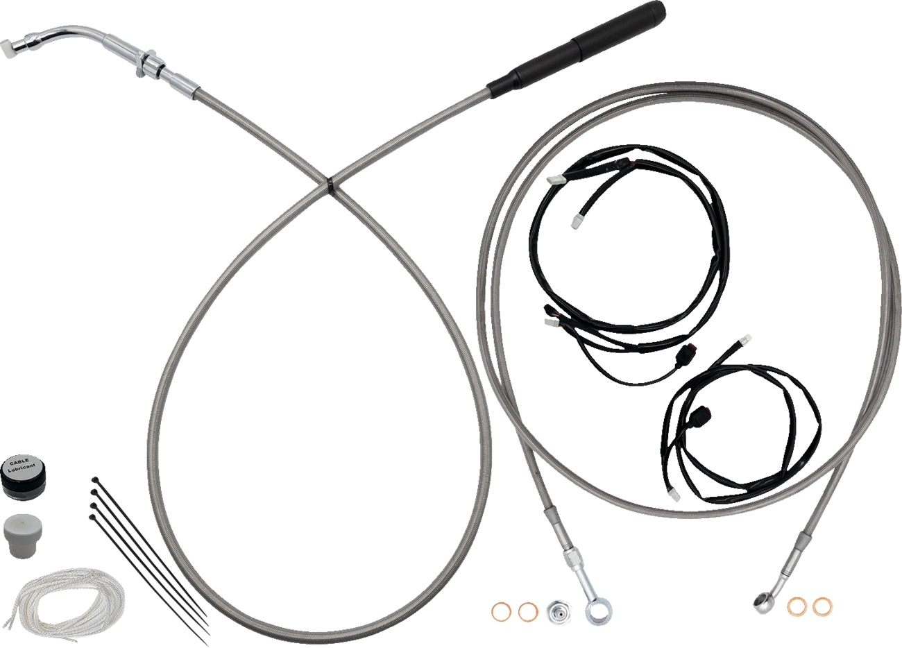 EZ Install Kit for Harley Davidson (16" Handlebars, Upper Clutch)