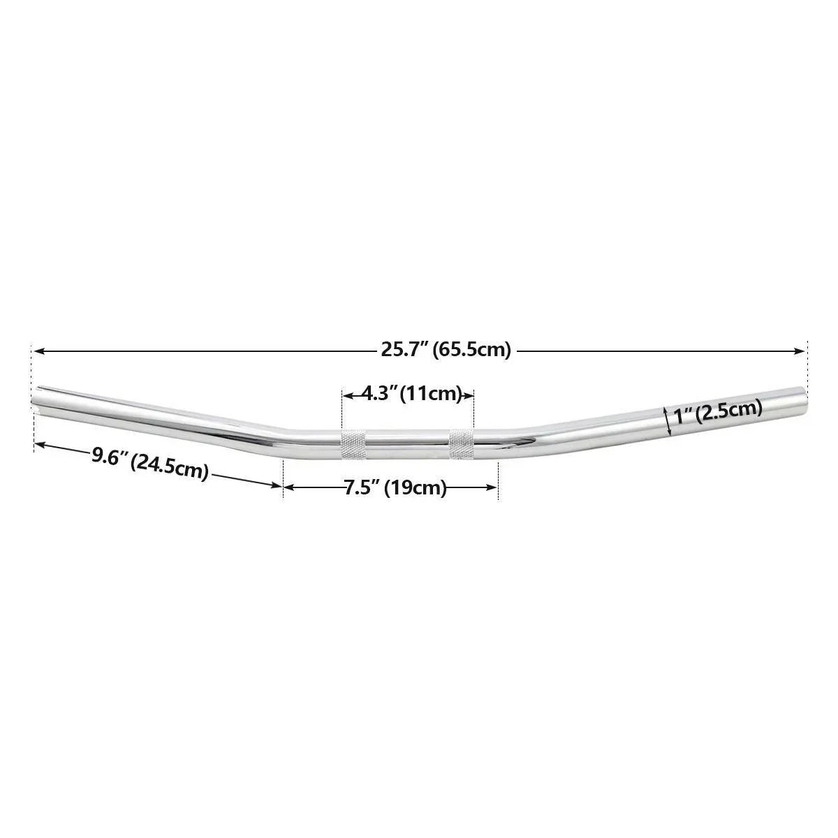 1'' Handlebar for Harley Softail Heritage Classic Fat Boy Night Train