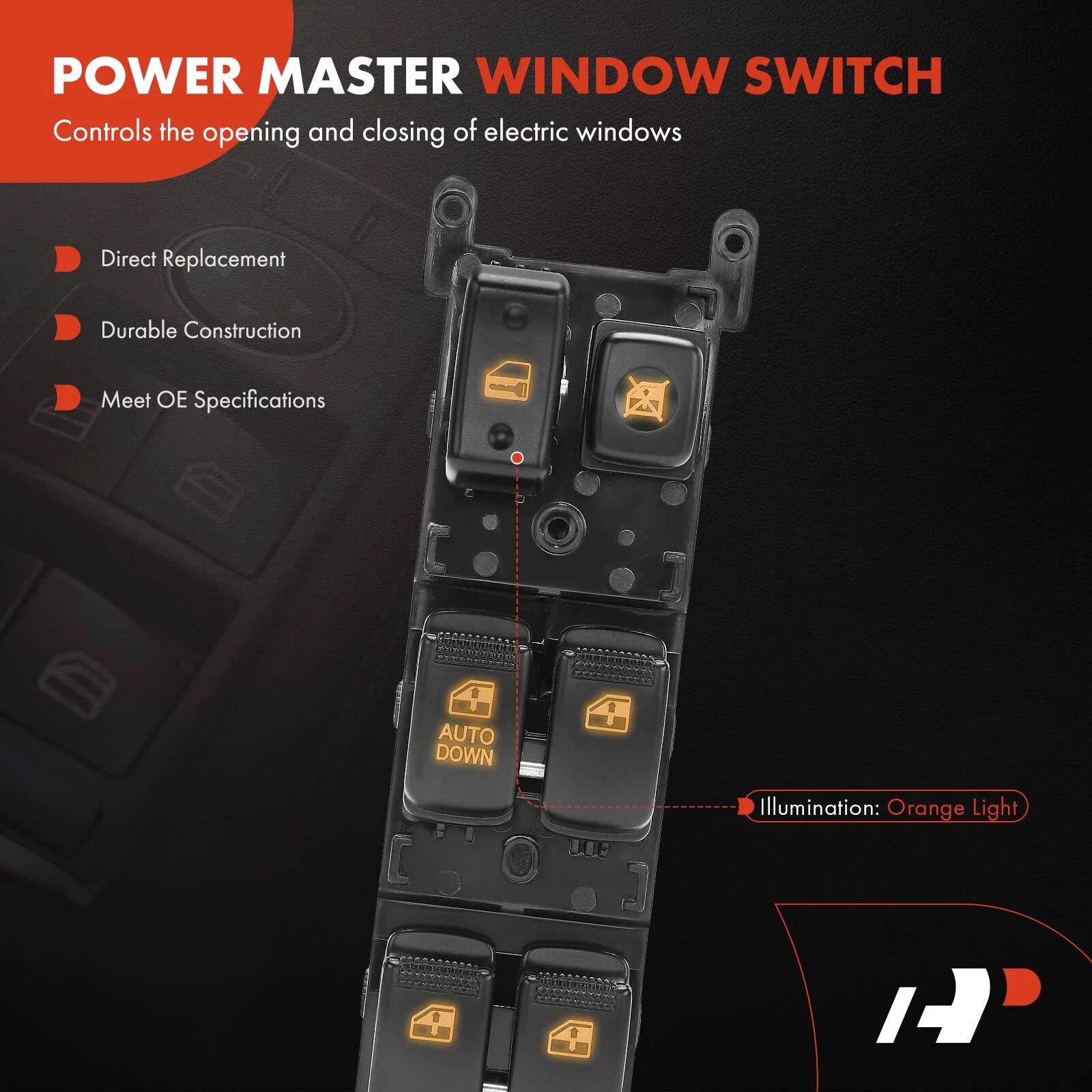 Power Window Switch for Kia Rio (2006-2010)