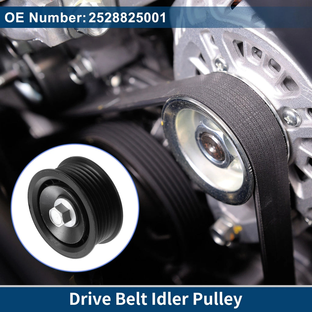 Drive Belt Idler Pulley for Hyundai Tucson (2010–2015) No. 2528825001