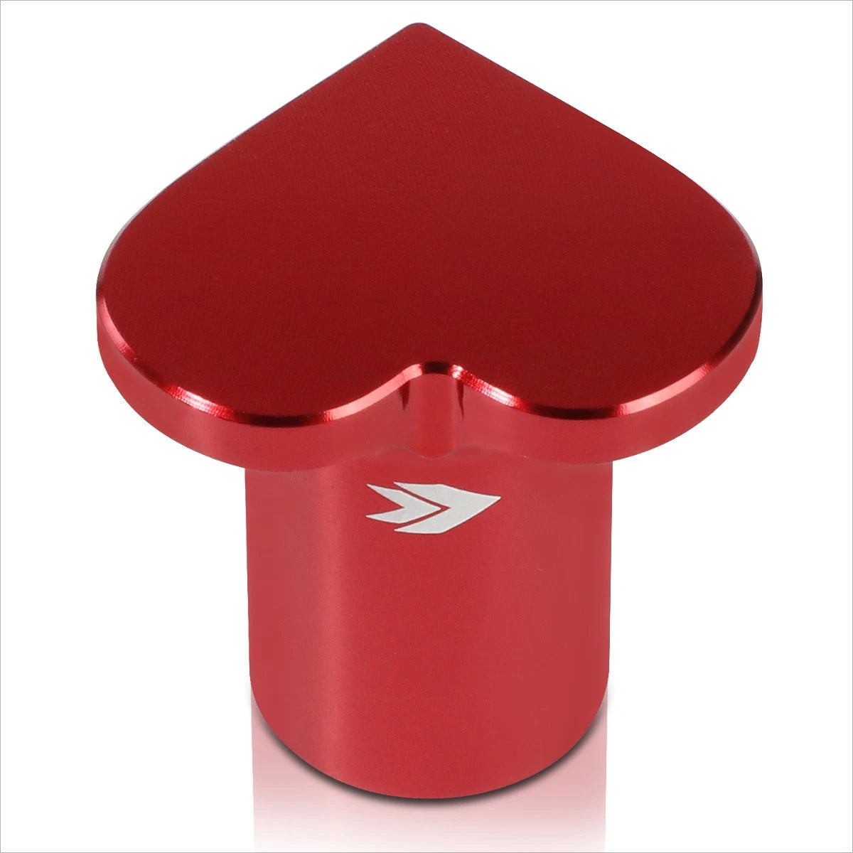 NRG DB-H001RD Red Heart Shape Hand E-Brake Drift Button for Nissan 240SX (1989–1998)