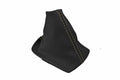 Leather Manual Shift Boot Cover for Volvo C30 C70 S40 (2004–2013) Beige Stitch