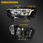 Left Side Headlight with LED DRL for Buick Encore GX (2020–2023)