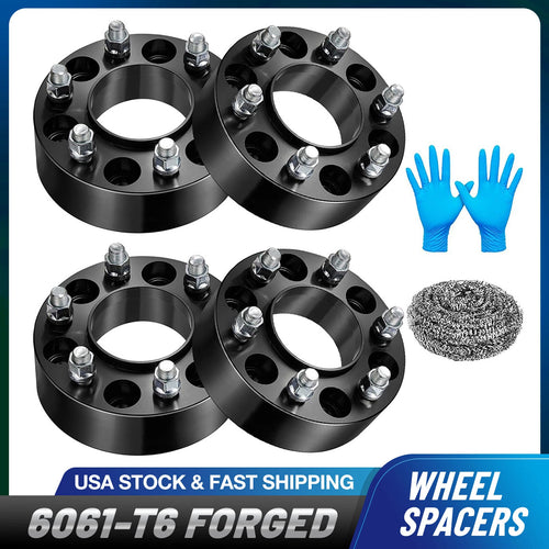 1 in–2 in Hubcentric Wheel Spacers for 2015–2024 Ford F-150 (6x135) (14x1.5)