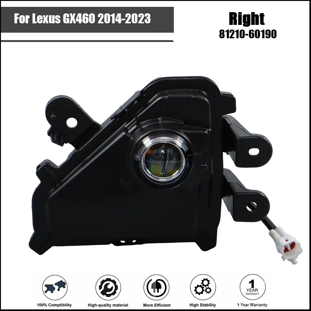 LED Fog Light with Cover for Lexus GX460 (2014–2023)