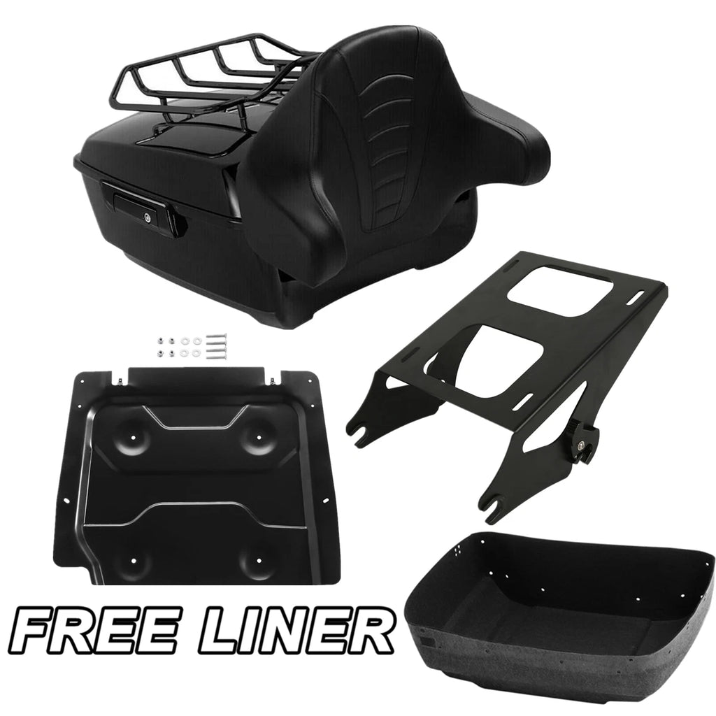 Trunk Pad Plate Mount Rack for Harley Street Road Glide (2014–2025)