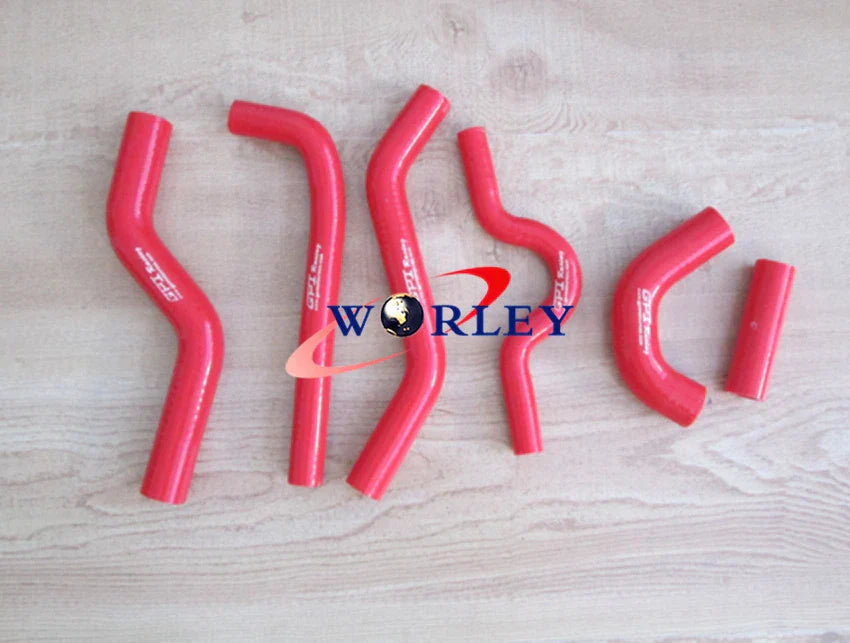 Silicone Radiator Hose for Kawasaki KXF250 KX250F 2007-2008 RED