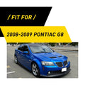 2Pcs Carbon Fiber Interior Dashboard Panel Trim Cover for Pontiac G8 (2008–2009)