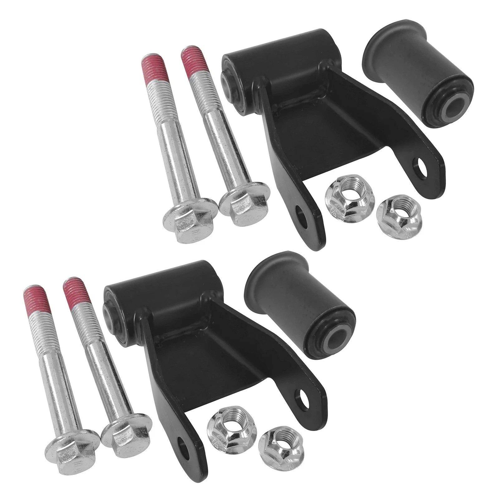 2X Leaf Spring Shackle Rear for Dodge Ram 1500 (2002–2008) 722-034 52106737AA