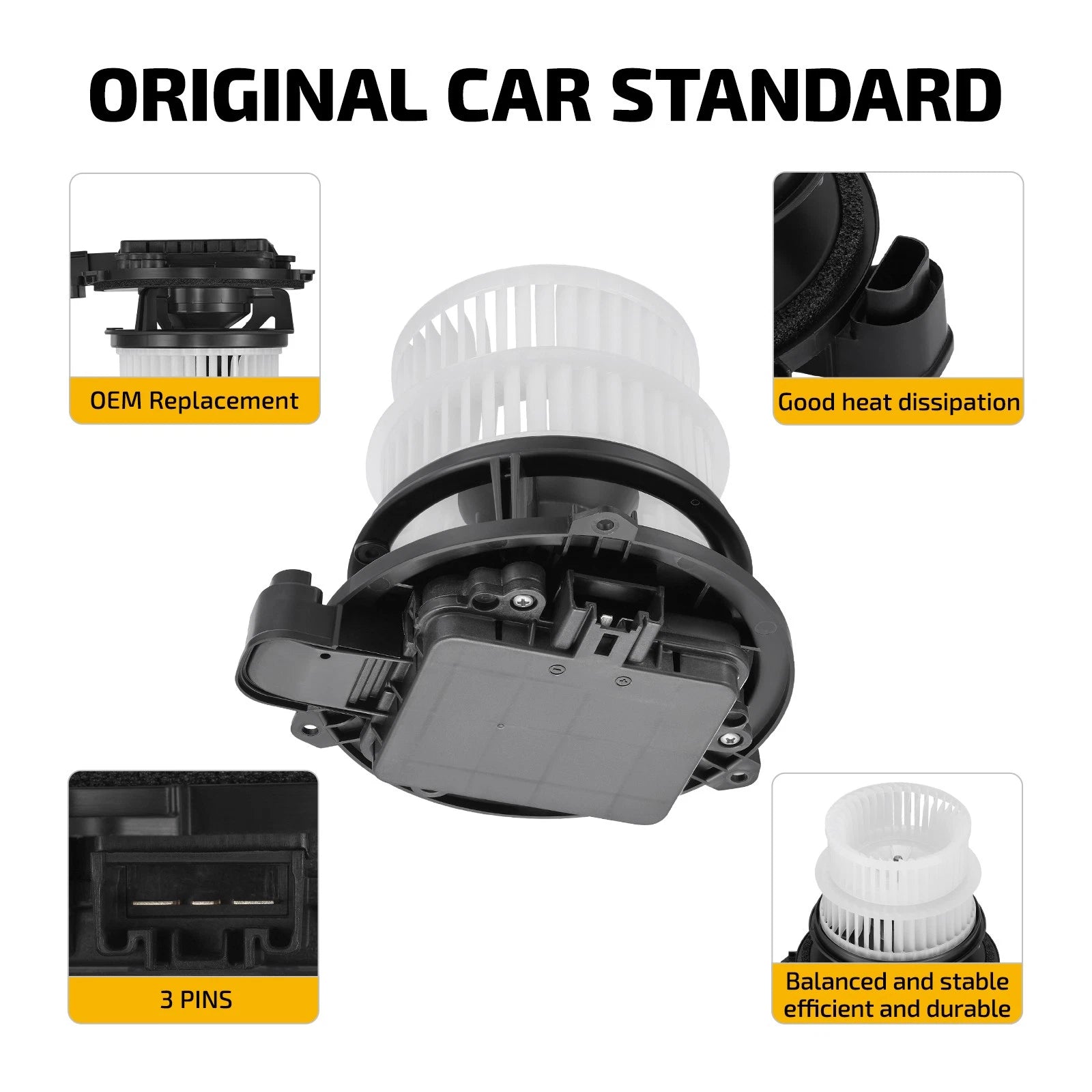 Blower Motor HVAC for Lexus GS200t IS200t IS350 (2015–2019)