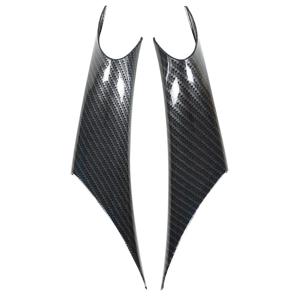 2X Carbon Fiber Inner Door Handle Covers for BMW 3 Series (2012–2019)