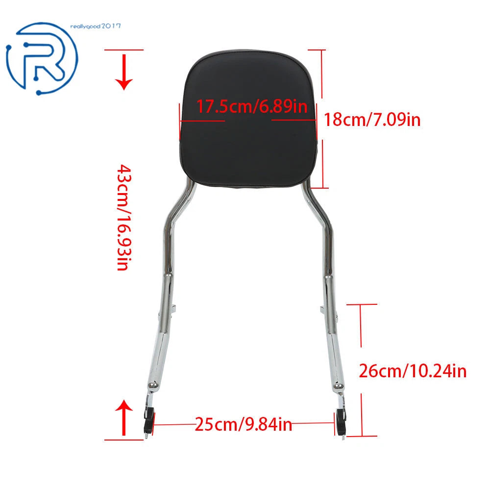 Sissy Bar Backrest for Harley Softail Sport Glide Low Rider (2018-2023)
