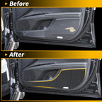 Car Door Anti Kick Pad Sticker Scratch Protector for Toyota Camry (2018–2025)