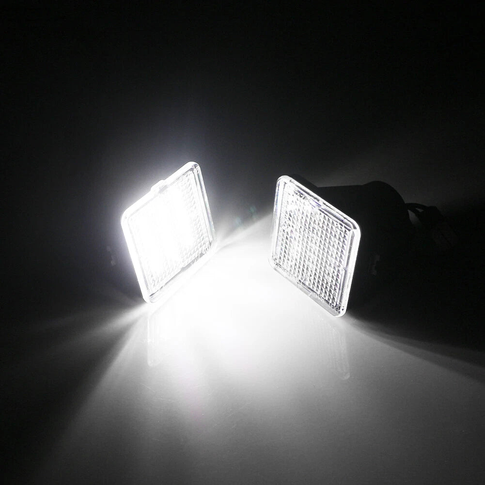 Set of 2 Full LED White License Plate Lights for Toyota Tundra (2015–2019)