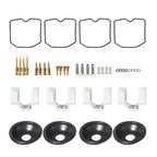 4X Carburetor Repair Kit with Diaphragm & Float for Kawasaki ZX1100 GPz1100 (1995–1997)