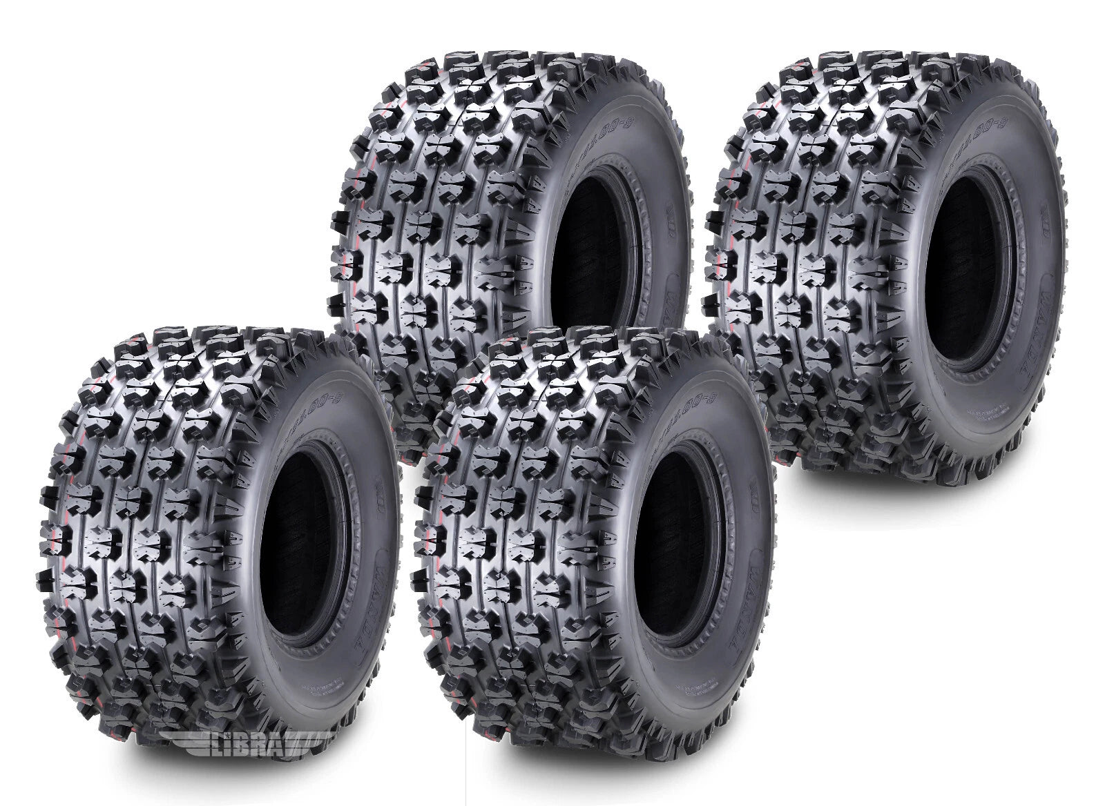 Set of 4 WANDA UTV ATV Tires 22x11-10 GNCC Racing 4PR (10268)