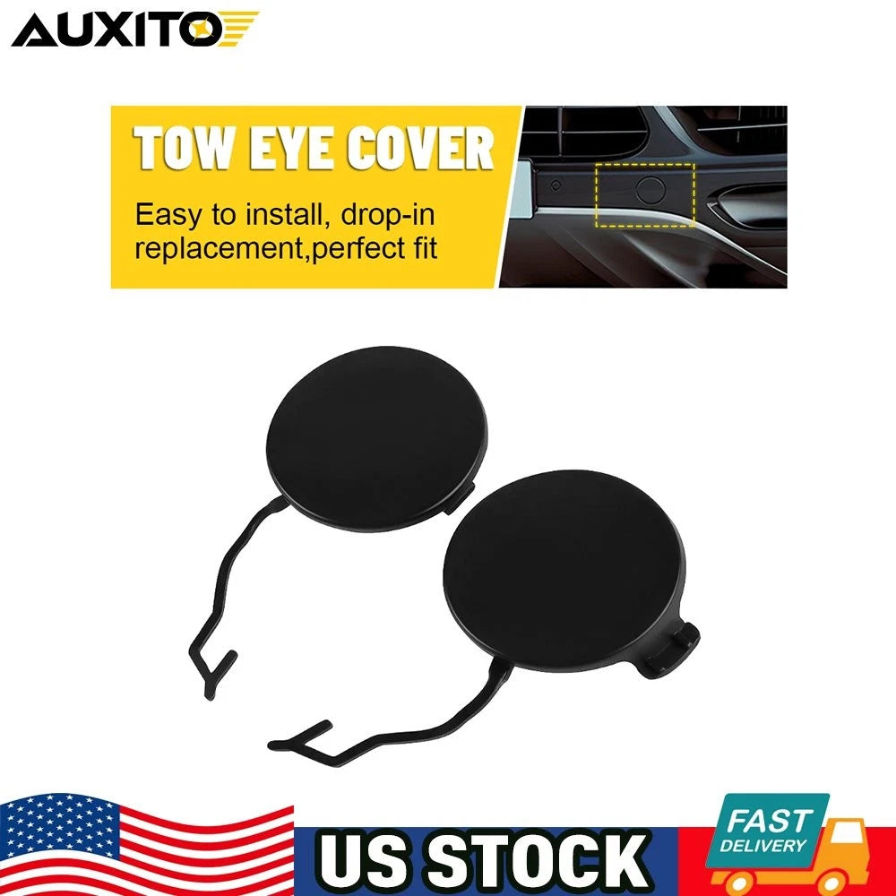 2x Front Bumper Tow Hook Eye Cap Cover for Porsche Cayenne (2011–2014)