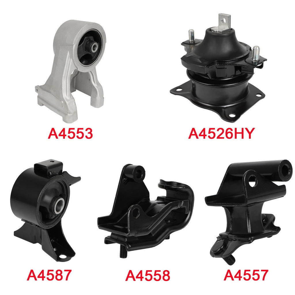 5Pcs Engine Motor & Trans Mount for Honda Odyssey (2007) 9530 9427