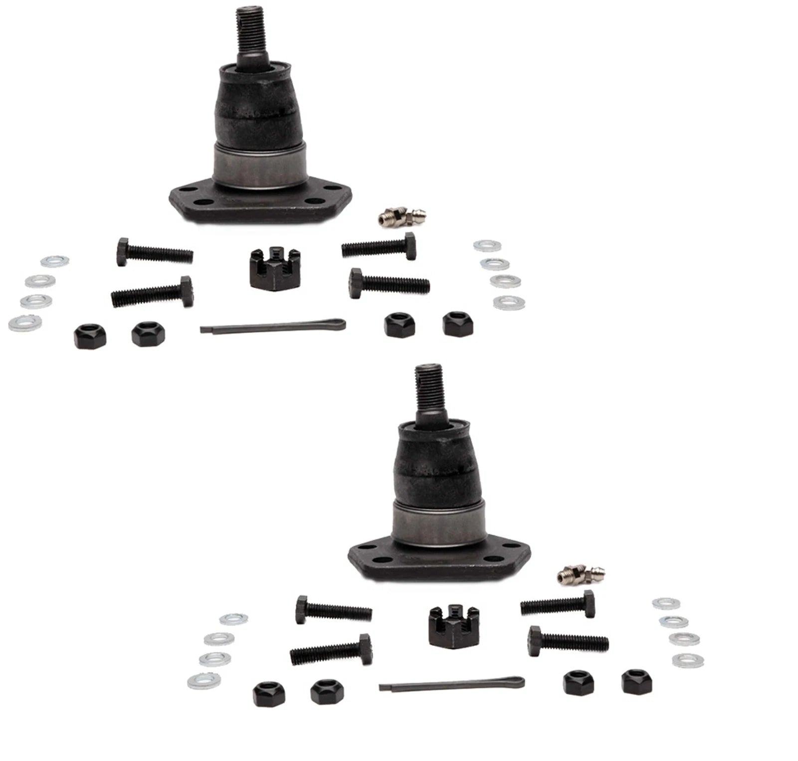 Set of 2 Front Upper Suspension Ball Joints for Chevy GMC Isuzu (4WD)
