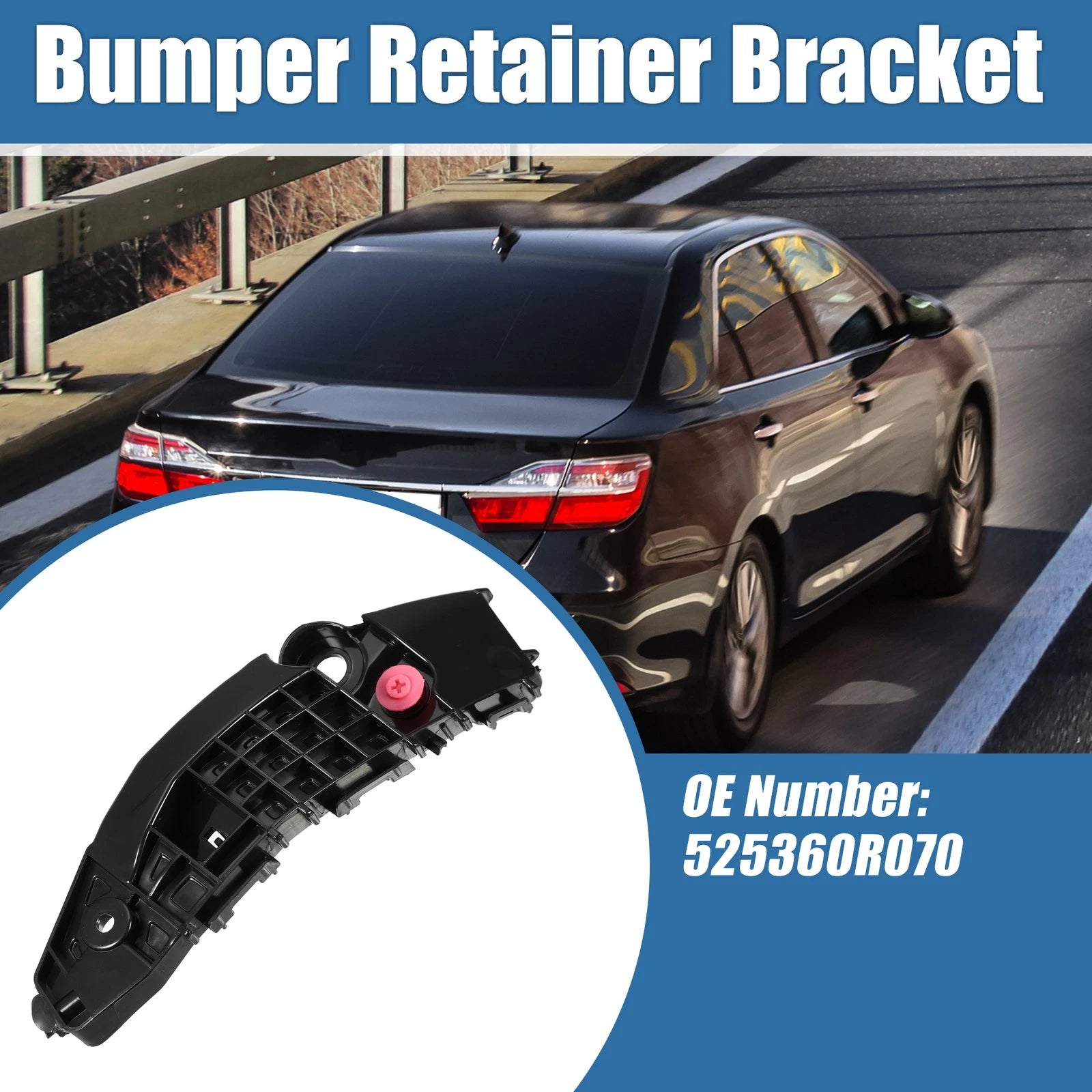Left Driver Side Bumper Bracket for Toyota RAV4 (2019–2021) No. 525360R070
