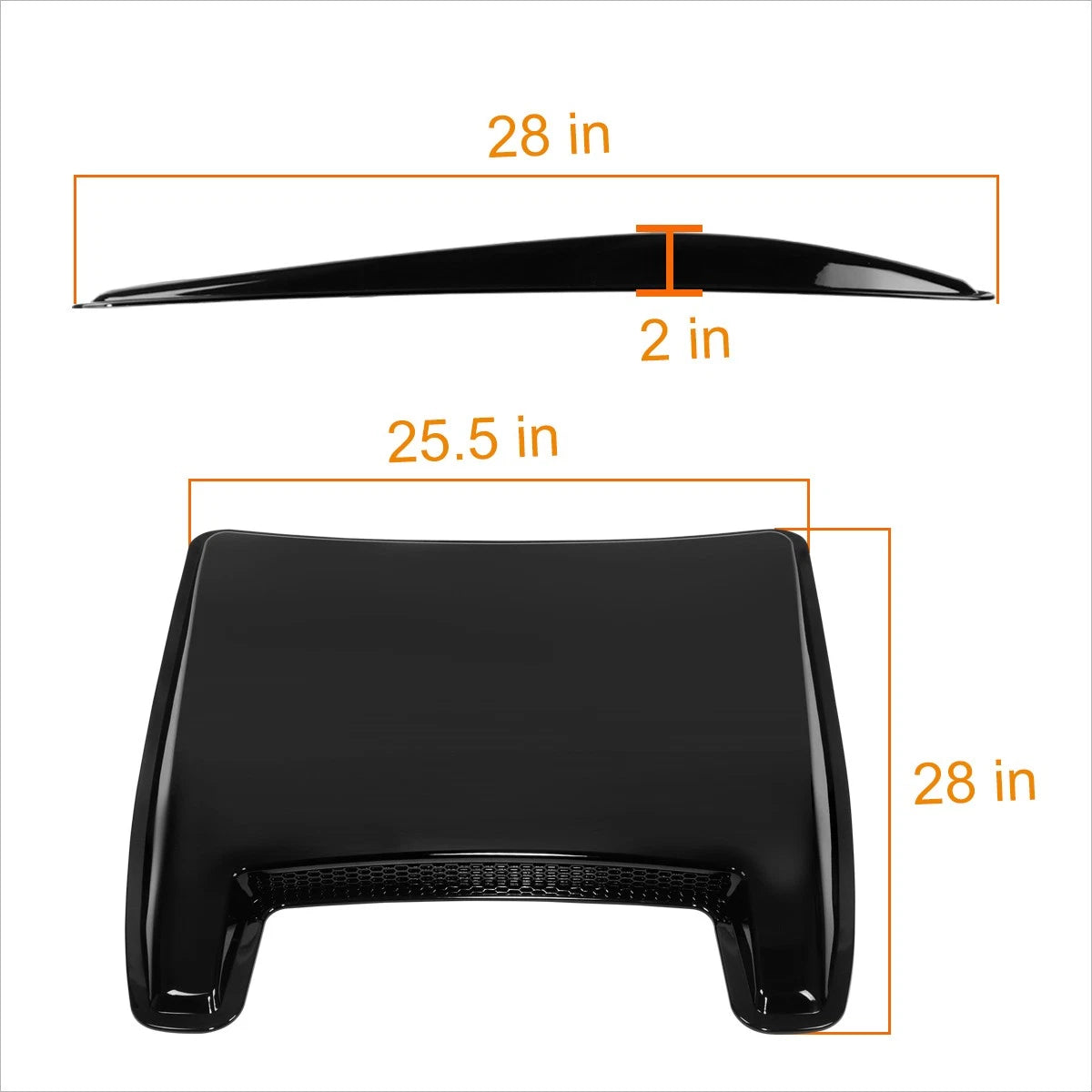 Hood Scoop for Universal Fit (25-1/2" X 28")